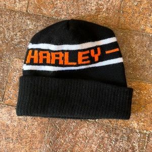 Harley Davidson acrylic beanie